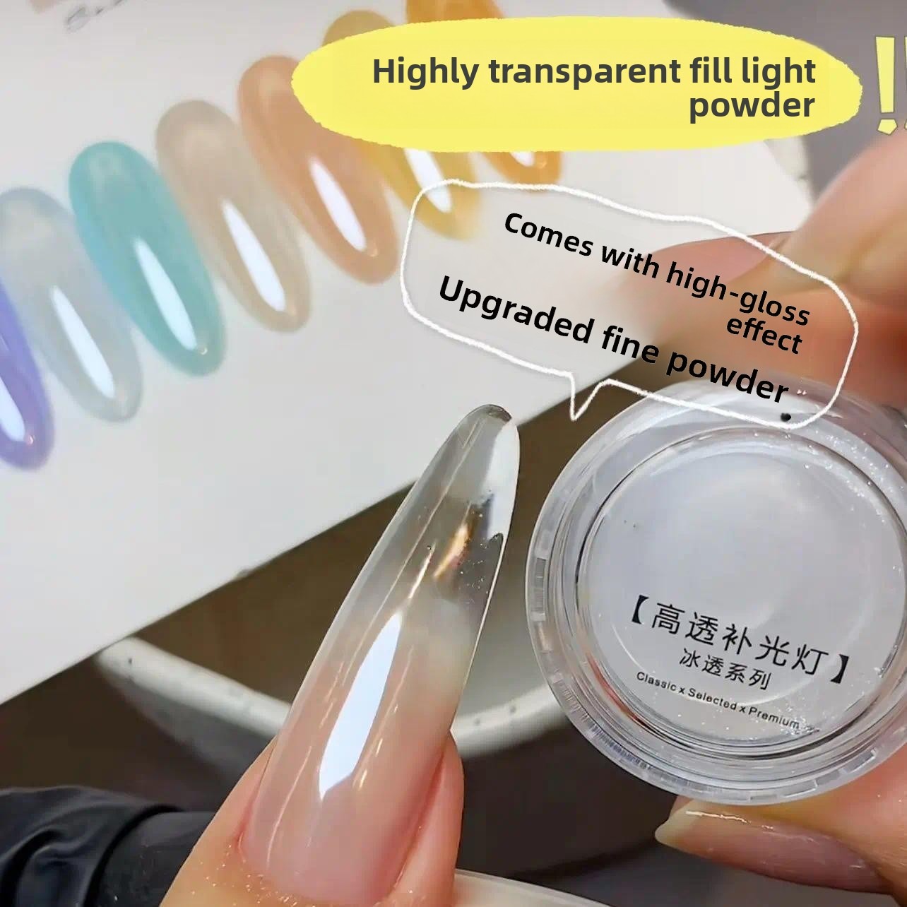 Nail Art Orange - Tırnak Sanatı Yüksek Şeffaflıkta Dolgunlaştırıcı Işık
