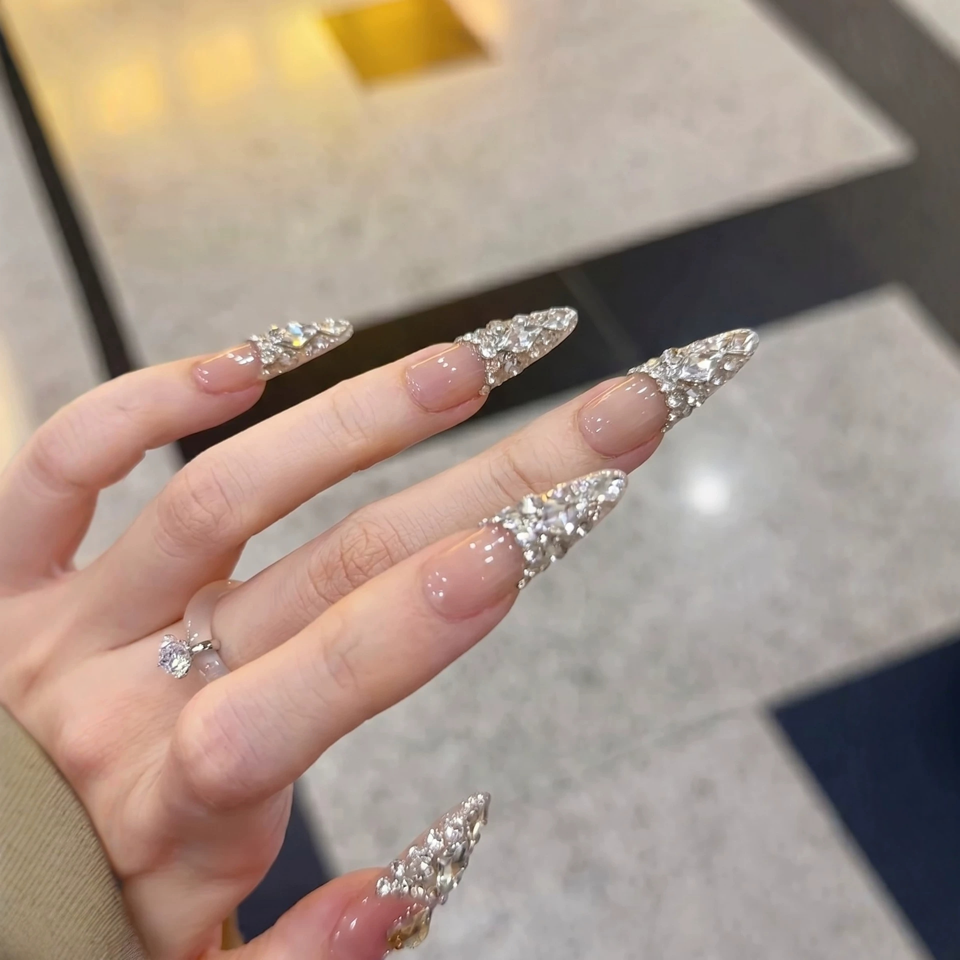 Nail Art Press On - 10 adet, düğün partisi ve ziyafetler