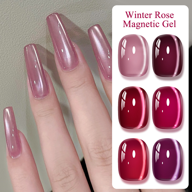 Pembe Kış Gülü Kedi Manyetik J - Nail Art Valentines Day incelemesi ve fiyatı