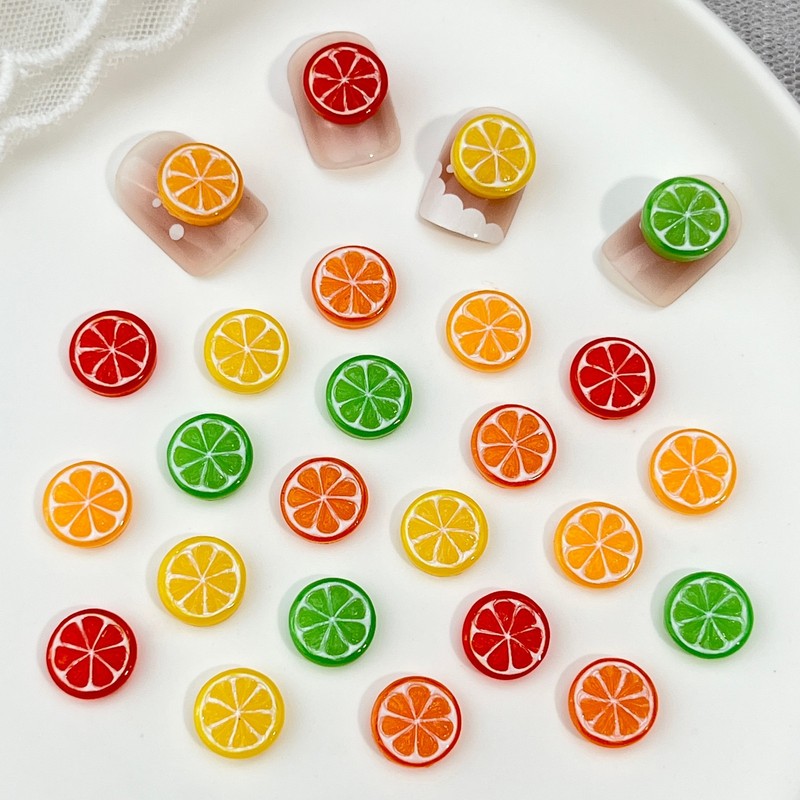 20 adet 3D Mini Simüle Gıda Li - Nail Art Orange incelemesi ve fiyatı
