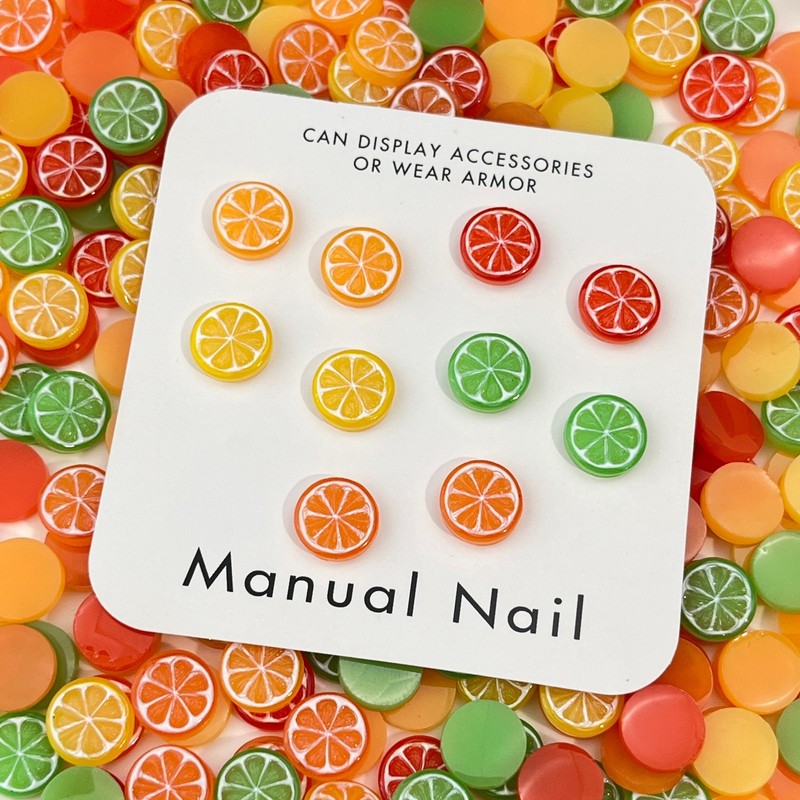 20 adet 3D Mini Simüle Gıda Li - Nail Art Orange incelemesi ve fiyatı