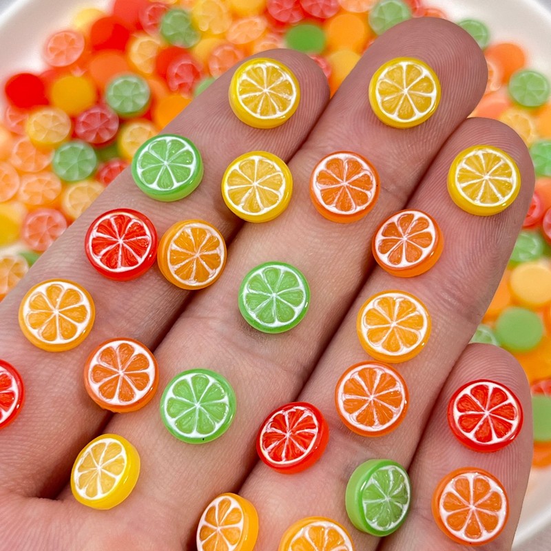 20 adet 3D Mini Simüle Gıda Li - Nail Art Orange incelemesi ve fiyatı