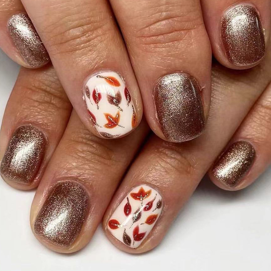 24 Adet Yanık Turuncu Ekose De - Nail Art Orange incelemesi ve fiyatı