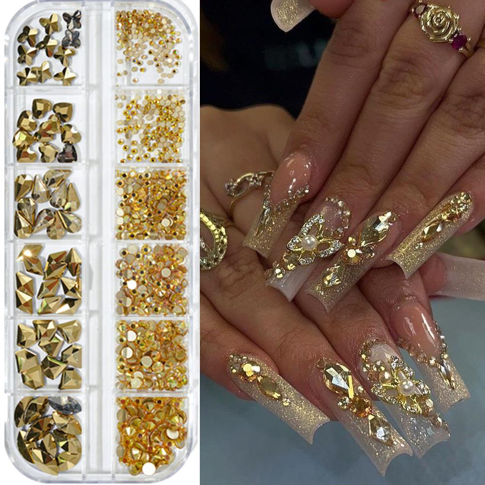 12 Bölmeli 3D Pembe Tırnak Süs - Nail Art Valentines Day incelemesi ve fiyatı
