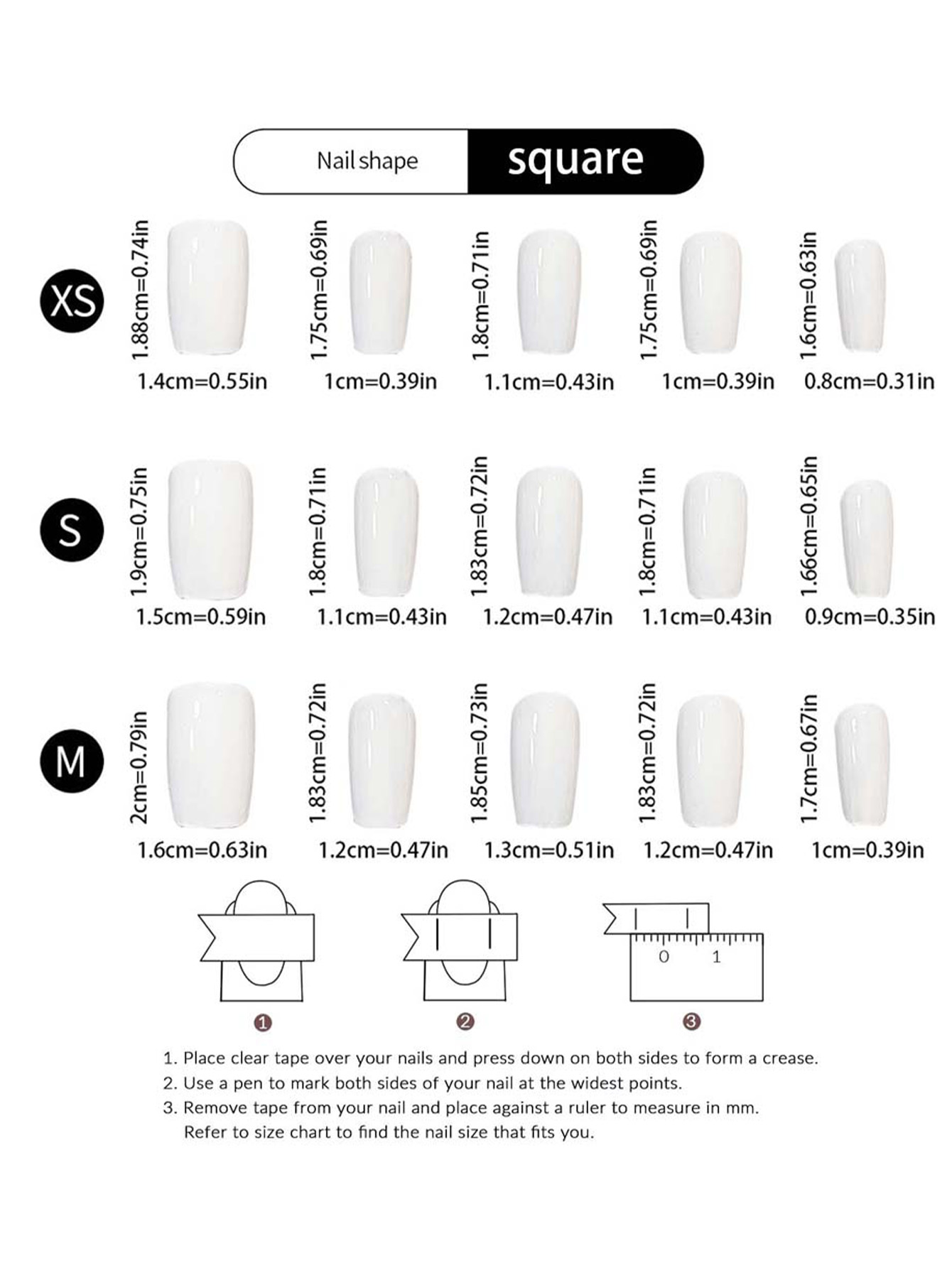 10 adet el yapımı kırmızı, yap - Nail Art Press On incelemesi ve fiyatı